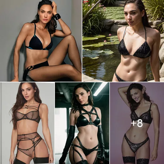 Gal Gadot’s Stunning Black Bikini Moments: A Mesmerizing Sight for Fans